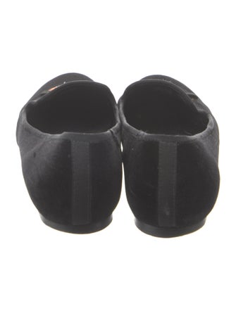 Tory Burch Velvet Graphic Print Loafers