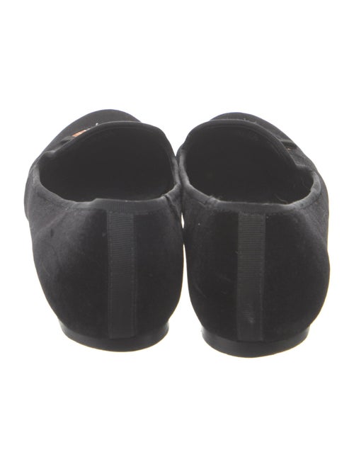 Tory Burch Velvet Graphic Print Loafers