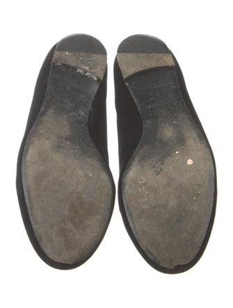 Tory Burch Velvet Graphic Print Loafers