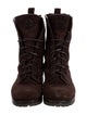 Tory Burch Suede Combat Boots