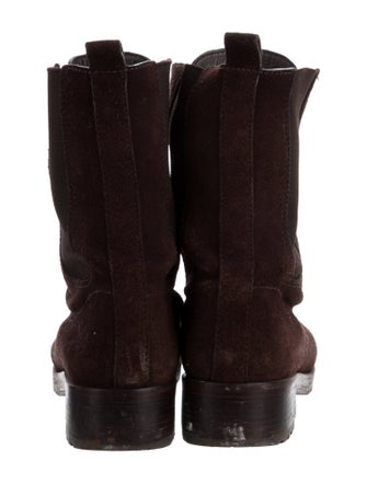 Tory Burch Suede Combat Boots