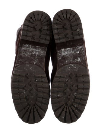 Tory Burch Suede Combat Boots