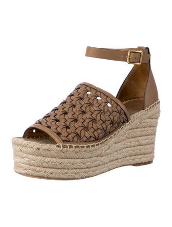 Tory Burch Leather Espadrilles