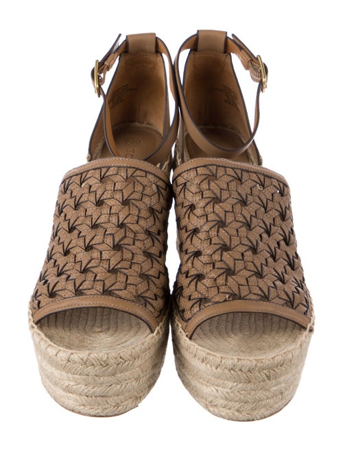 Tory Burch Leather Espadrilles