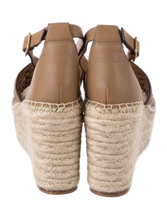 Tory Burch Leather Espadrilles