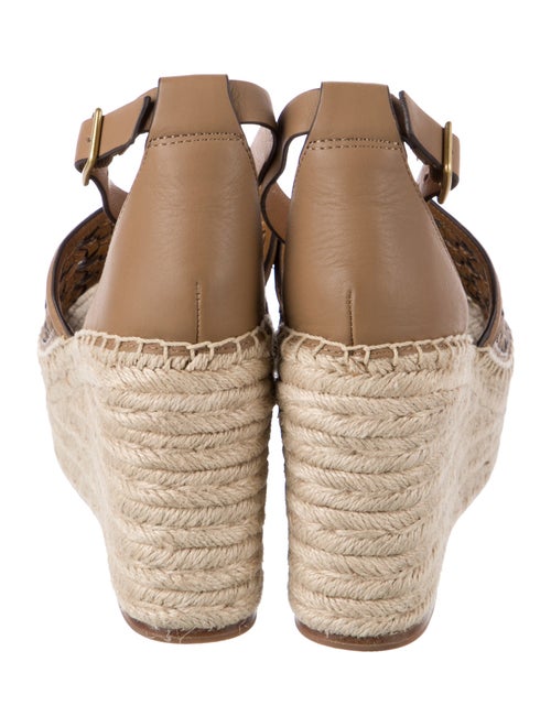 Tory Burch Leather Espadrilles