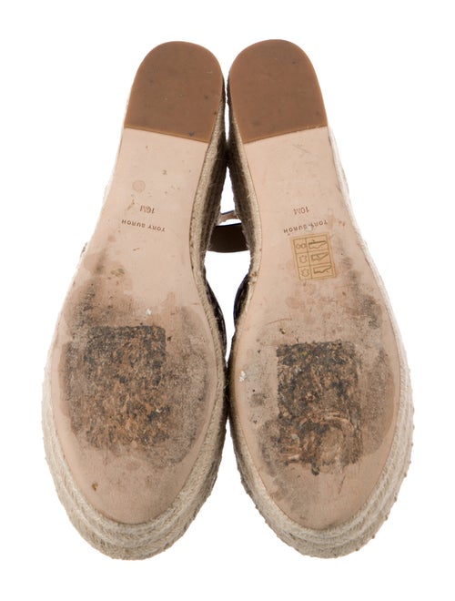 Tory Burch Leather Espadrilles