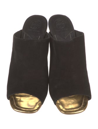 Tory Burch Suede Slides