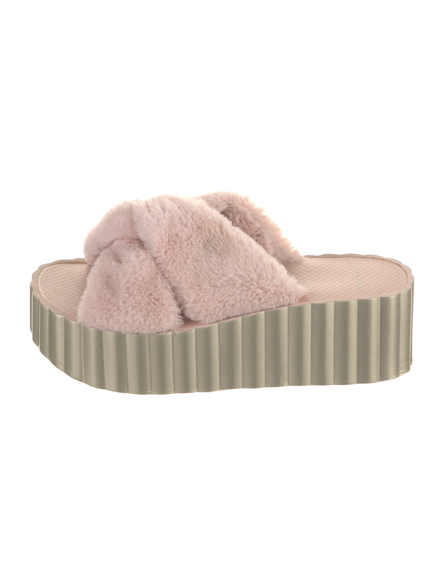 Tory Burch Faux Fur Slides