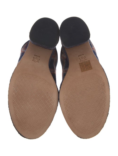 Tory Burch Suede Printed Slingback Sandals