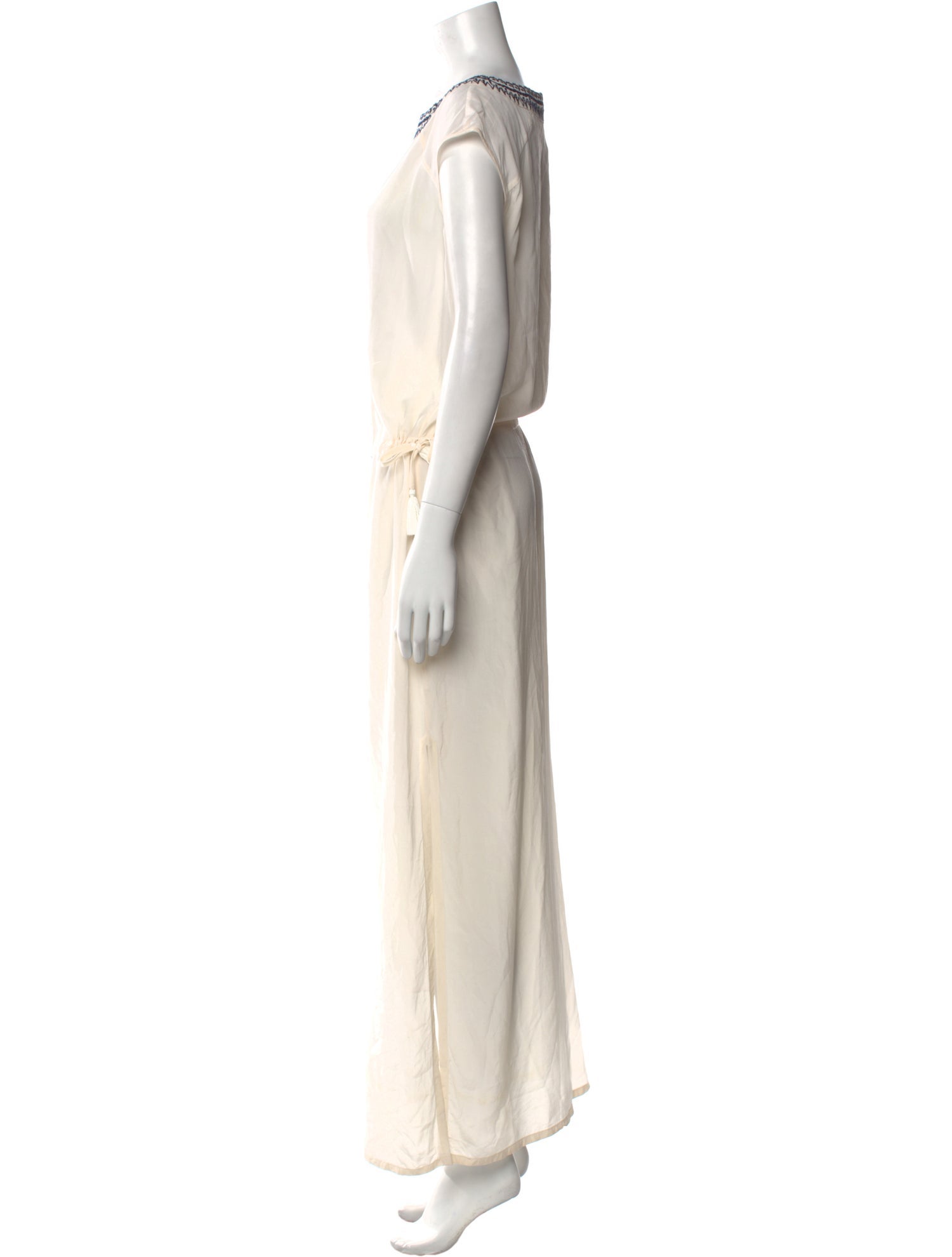 Tory Burch Bateau Neckline Long Dress