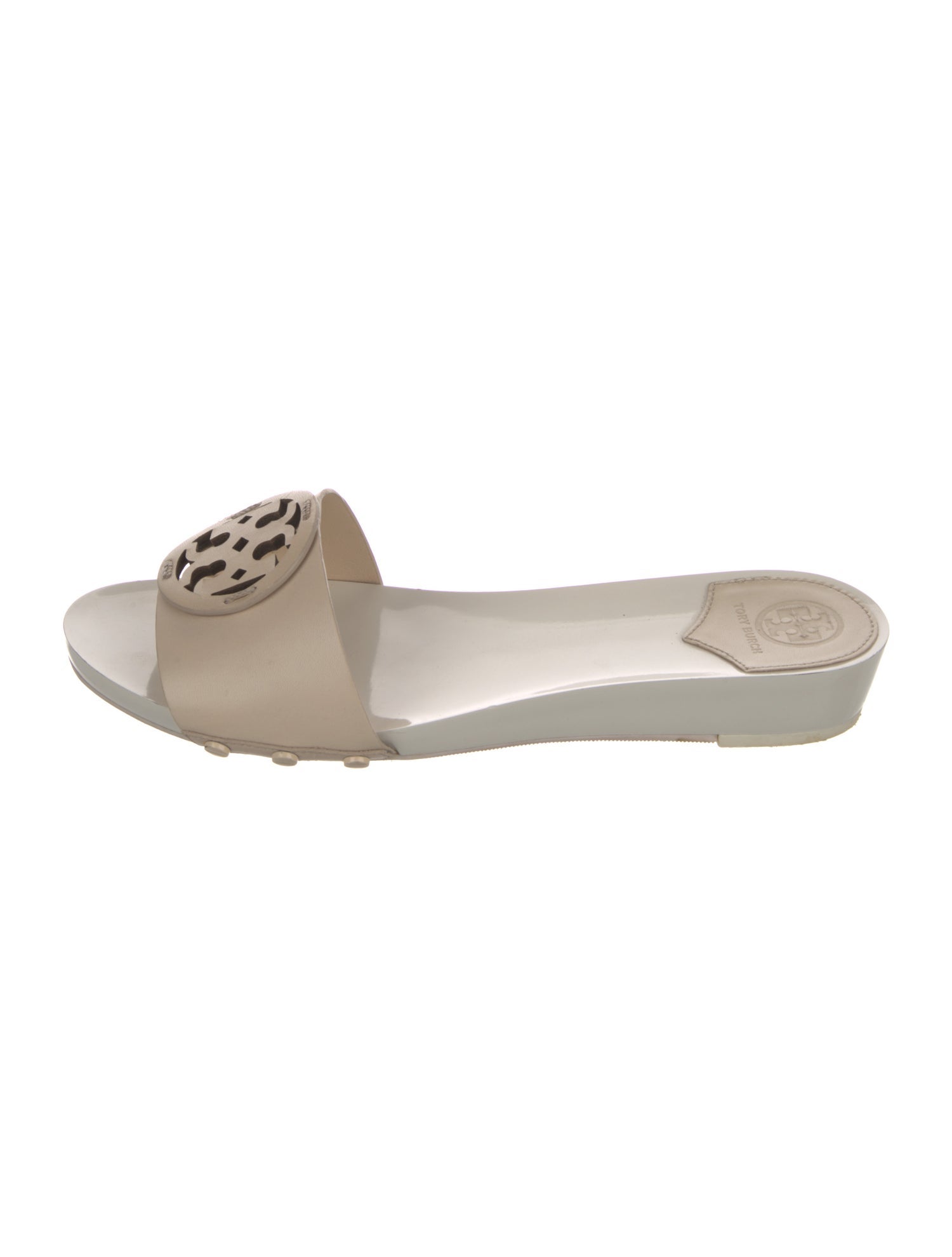Tory Burch Leather Slides