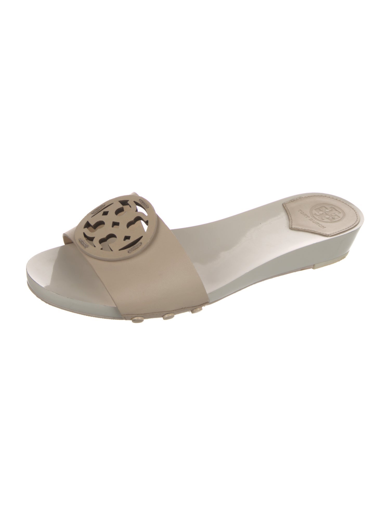Tory Burch Leather Slides