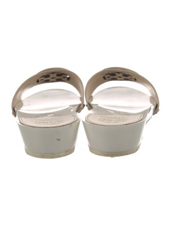 Tory Burch Leather Slides