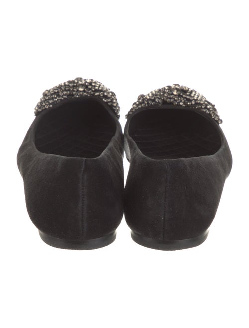 Tory Burch Suede Bow Accents Flats