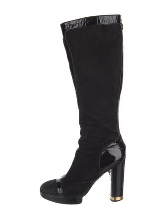 Tory Burch Suede Lace-Up Boots