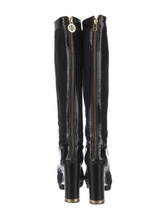 Tory Burch Suede Lace-Up Boots