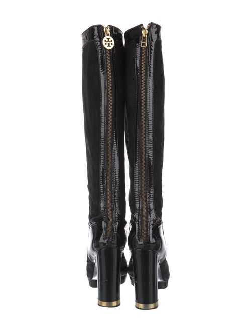 Tory Burch Suede Lace-Up Boots