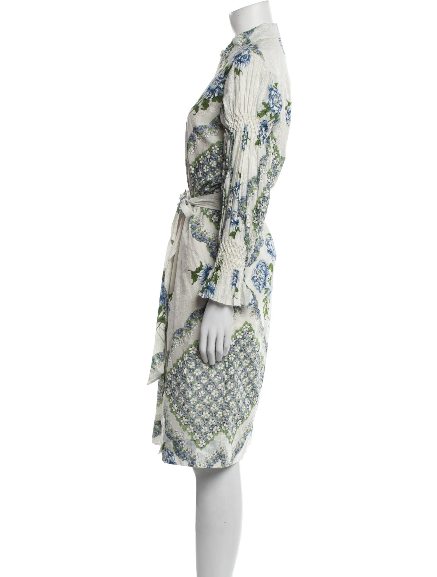 Tory Burch Floral Print Knee-Length Dress