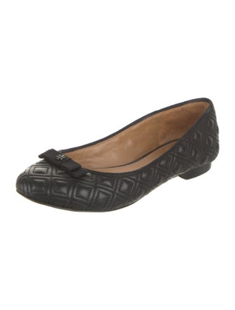 Tory Burch Leather Printed Ballet Flats