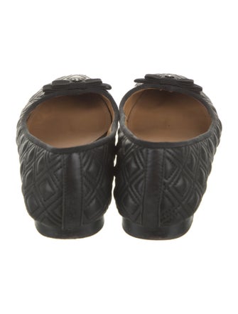 Tory Burch Leather Printed Ballet Flats