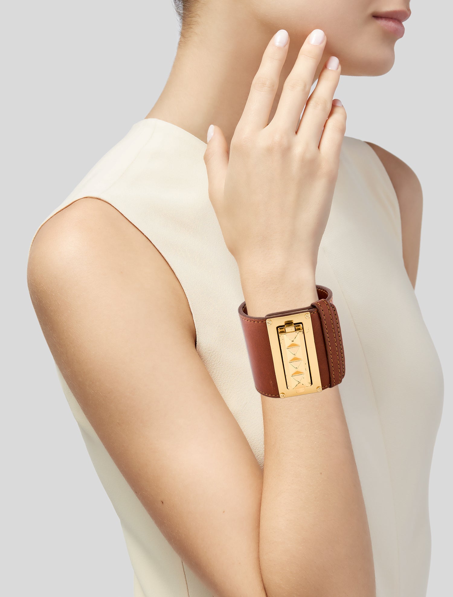 Tory Burch Leather Wrap Bracelet
