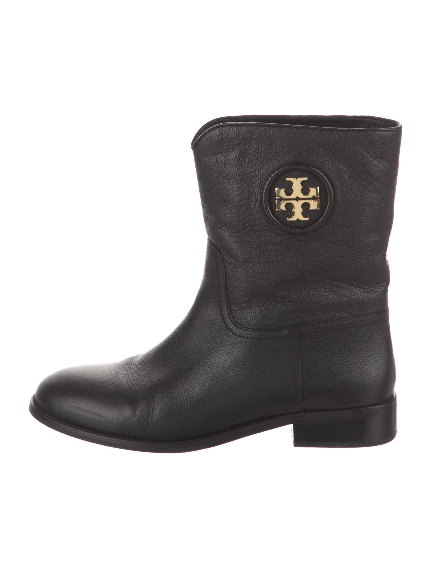 Tory Burch Leather Moto Boots