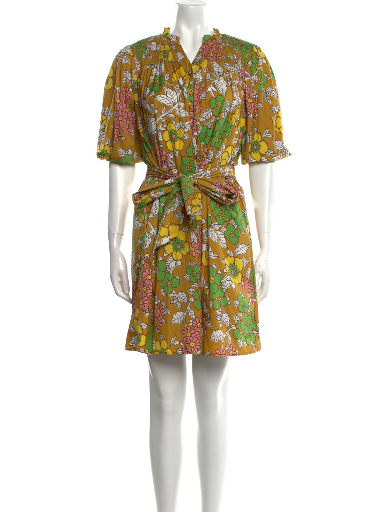 Tory Burch Floral Print Mini Dress