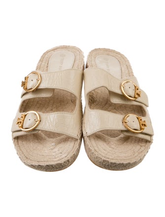 Tory Burch Leather Espadrilles