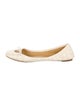 Tory Burch Leather Printed Ballet Flats