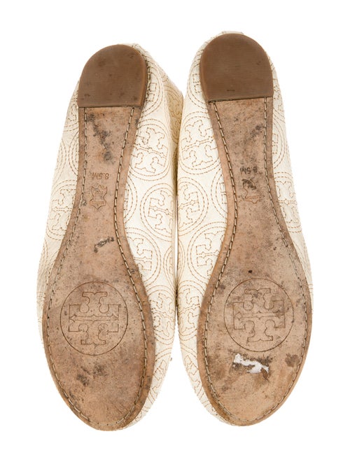 Tory Burch Leather Printed Ballet Flats
