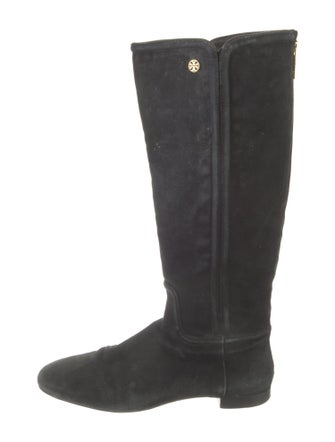 Tory Burch Suede Riding Boots