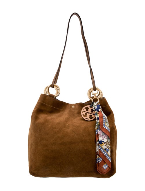 Tory Burch Suede Bucket Bag