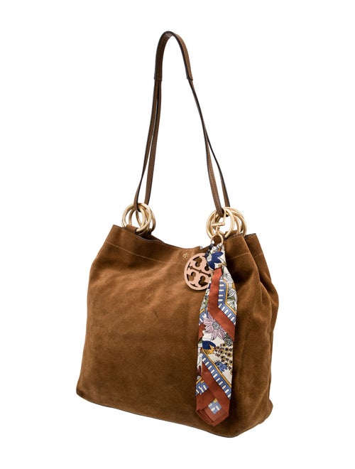 Tory Burch Suede Bucket Bag