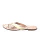 Tory Burch Leather Flip Flops