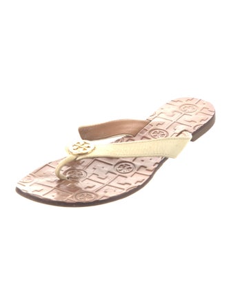 Tory Burch Leather Flip Flops