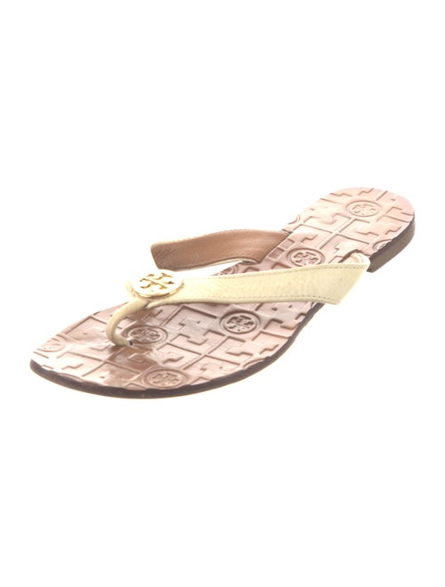 Tory Burch Leather Flip Flops
