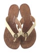 Tory Burch Leather Flip Flops