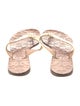 Tory Burch Leather Flip Flops