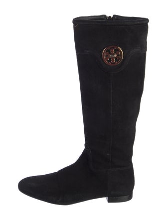 Tory Burch Suede Riding Boots