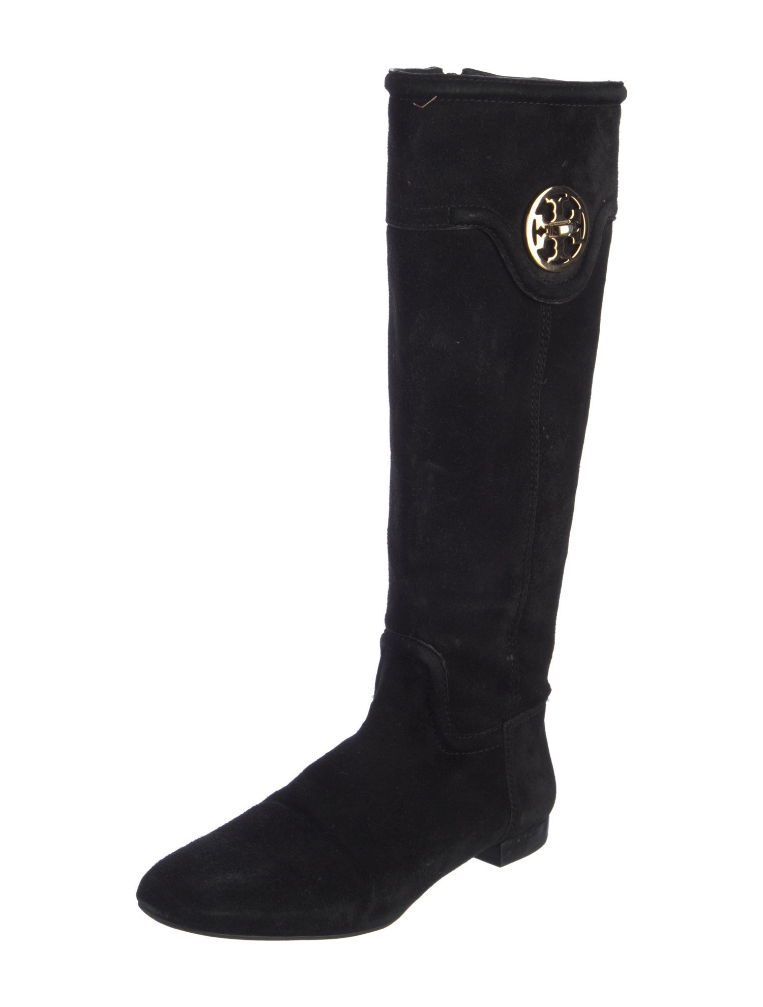 Tory Burch Suede Riding Boots