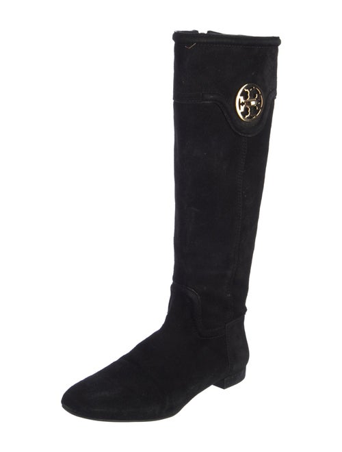 Tory Burch Suede Riding Boots