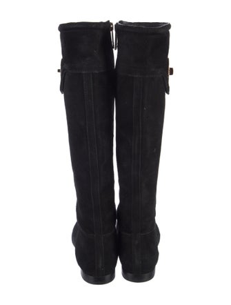 Tory Burch Suede Riding Boots