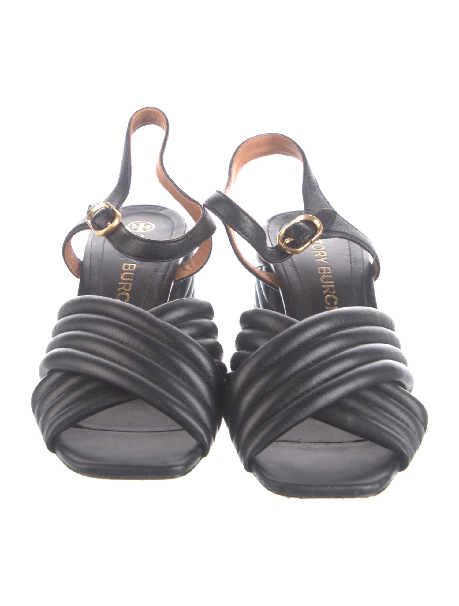 Tory Burch Leather Slingback Sandals