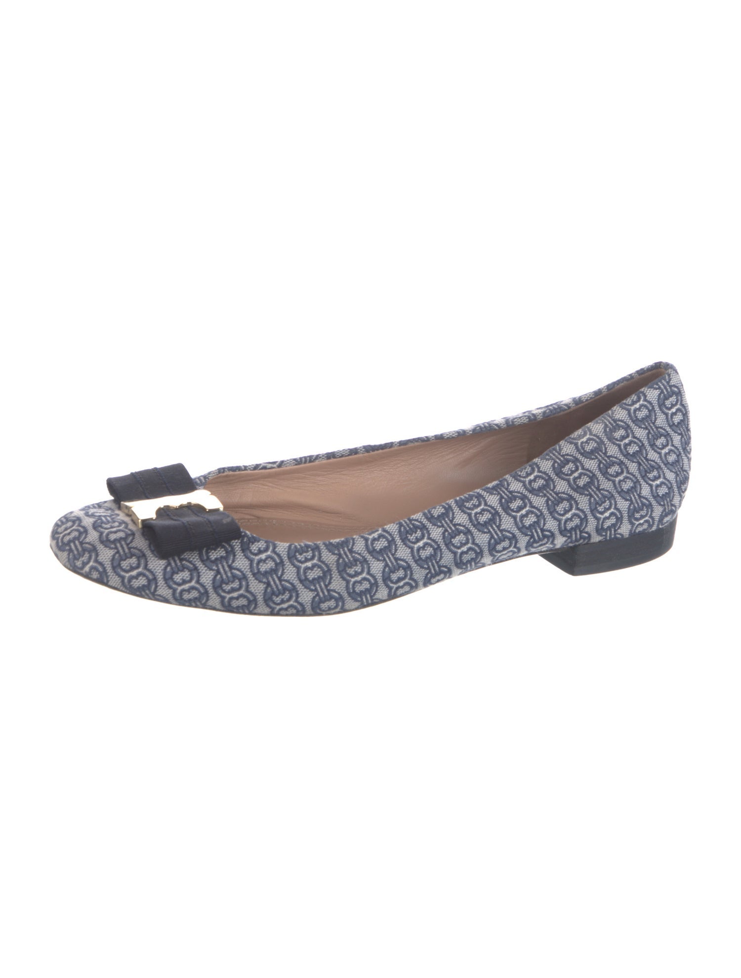 Tory Burch Printed Bow Accents Flats