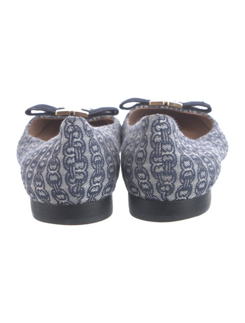Tory Burch Printed Bow Accents Flats