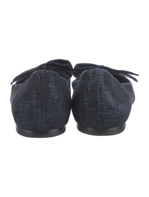 Tory Burch Suede Bow Accents Flats