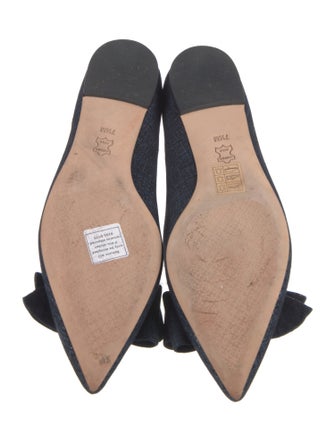 Tory Burch Suede Bow Accents Flats