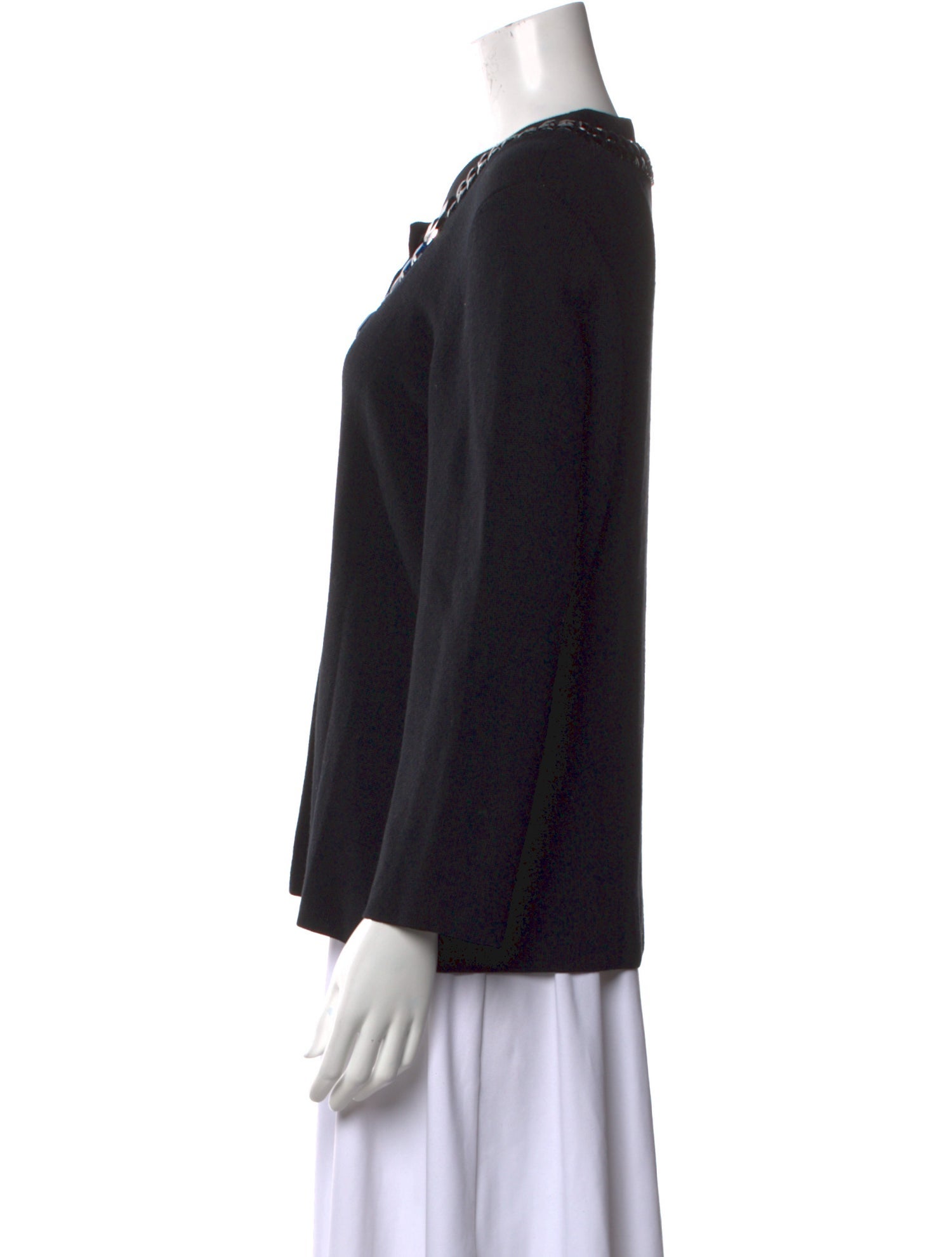 Tory Burch Merino Wool V-Neck Sweater