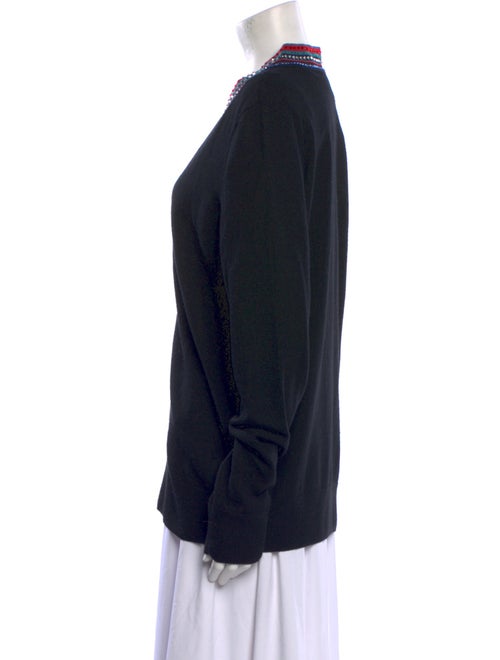 Tory Burch Merino Wool V-Neck Sweater